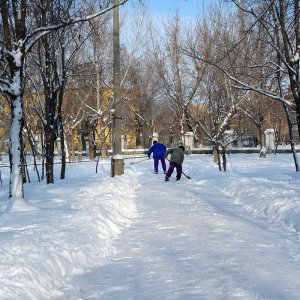В парке Дома офицеров